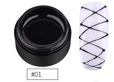 Elastic Spider Gel - Creative DIY Nail Art Drawing Gum