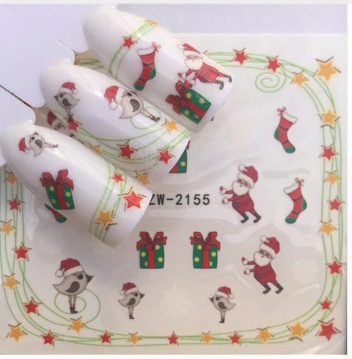 Christmas Water Transfer Nail Stickers