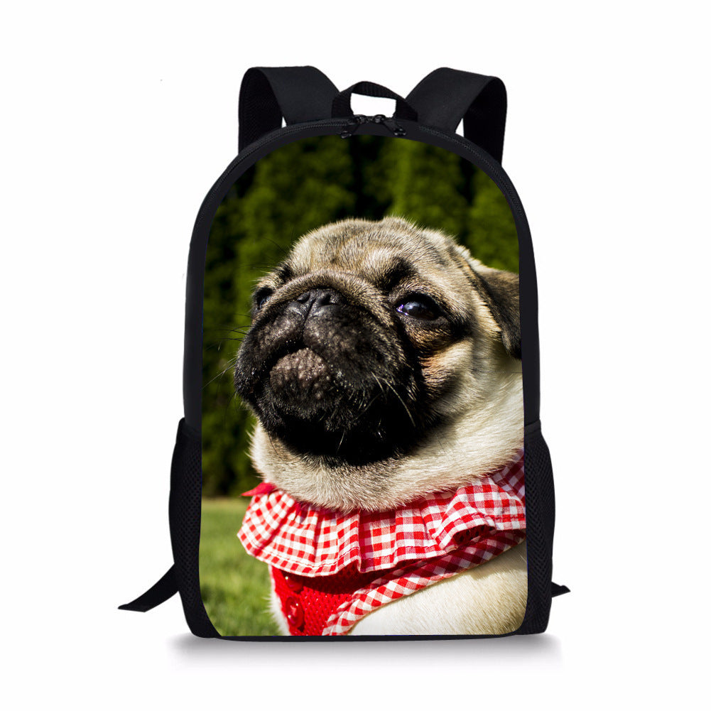Pug Primary School Backpack for Kid