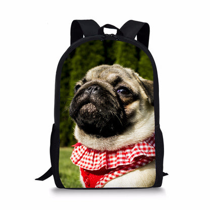 Pug Primary School Backpack for Kid