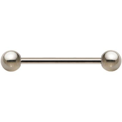14G Grade 23 Solid Titanium Barbell 3/4 5mm
