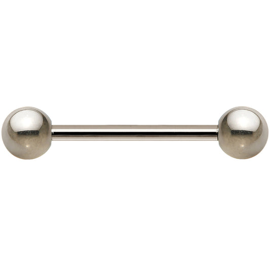 14G Grade 23 Solid Titanium Barbell 5/8 5mm