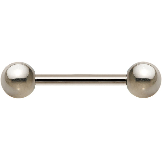 14G Grade 23 Solid Titanium Barbell 9/16 5mm