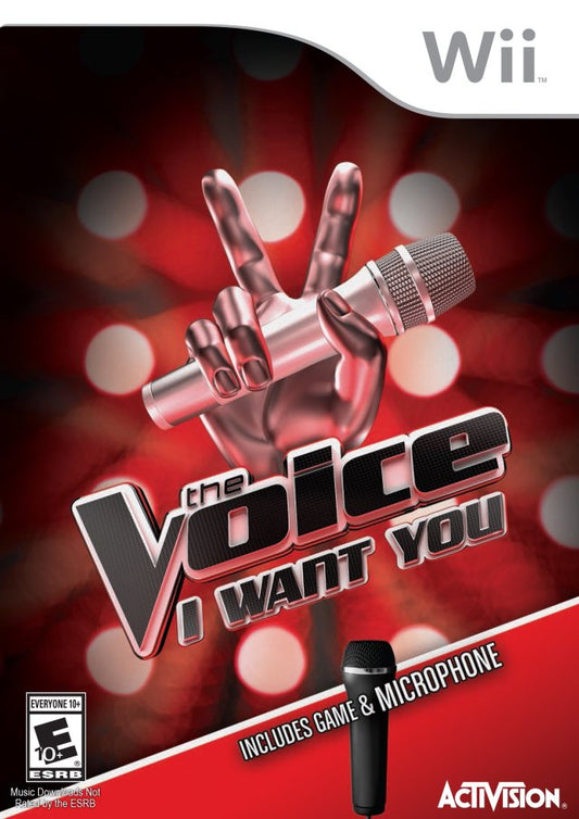 The Voice: I Want You + Microphone Bundle (Nintendo Wii)
