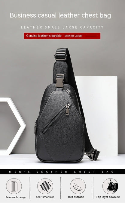 Authentic Leather All-match Crossbody Bag