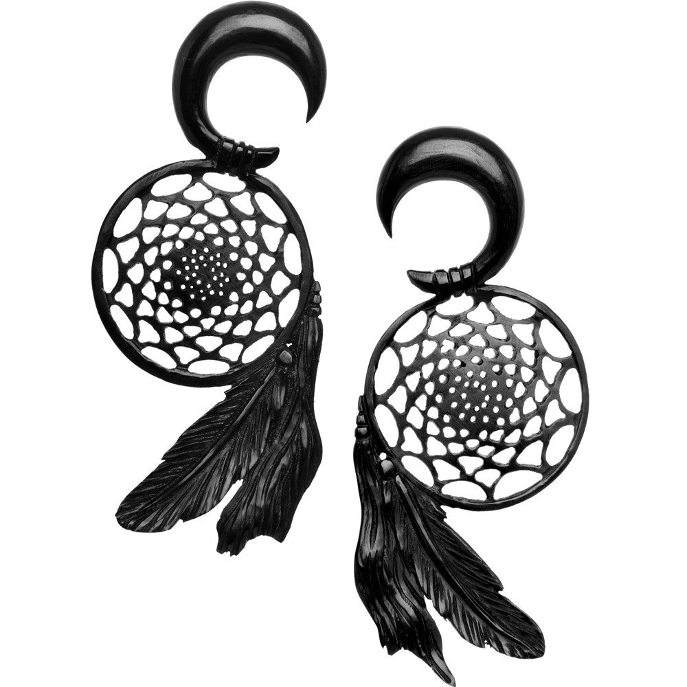 0G Organic Areng Wood Dreamcatcher Hanger Plug Set