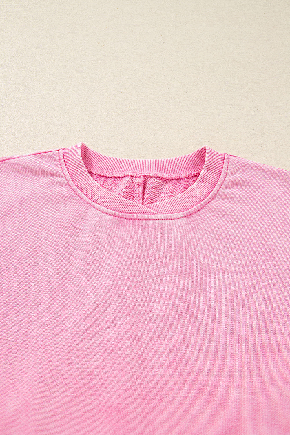 Valentine Solid Mineral Wash Crewneck Sweatshirt