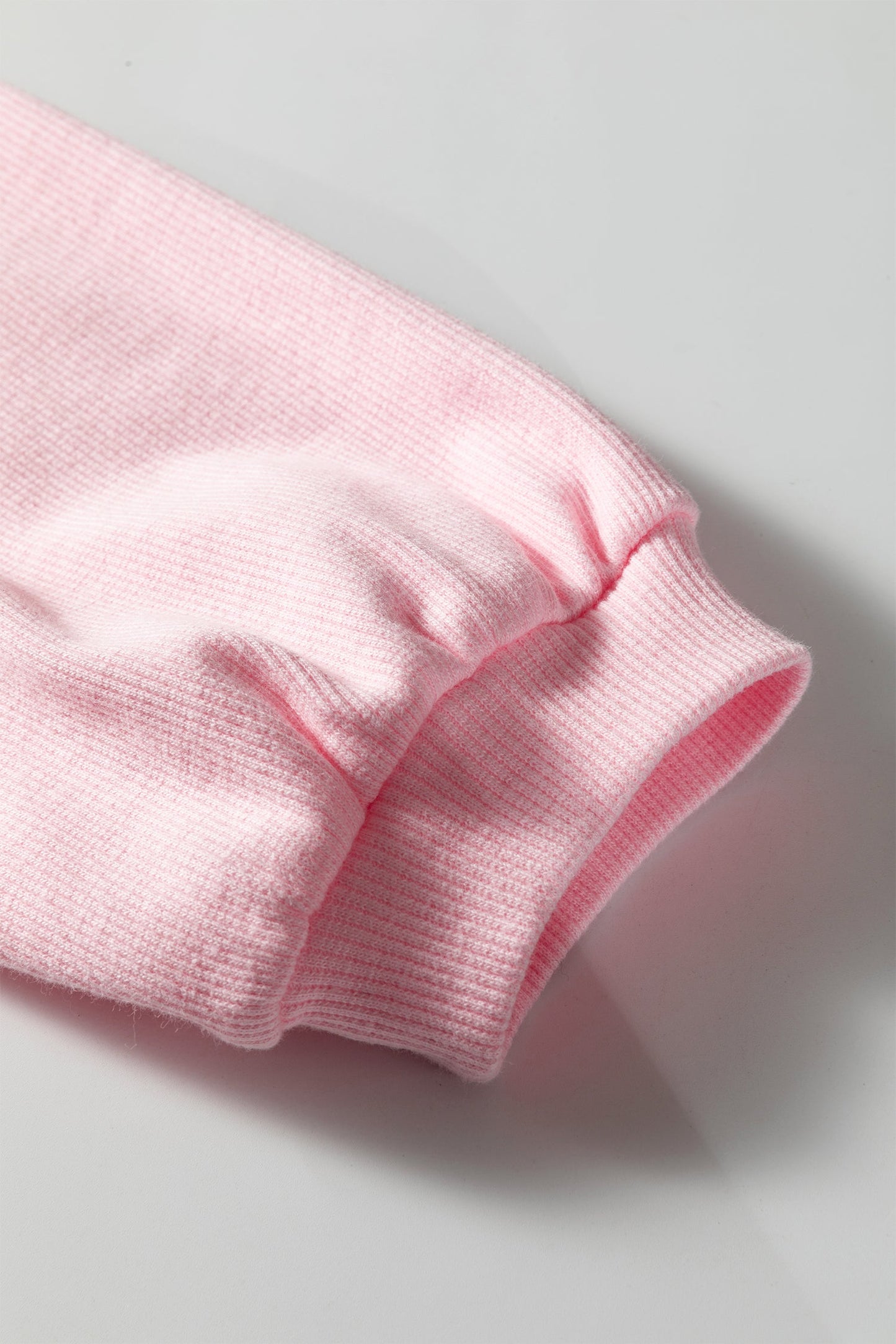 Drop Shoulder Sweatshirt with 3D Heart Detail