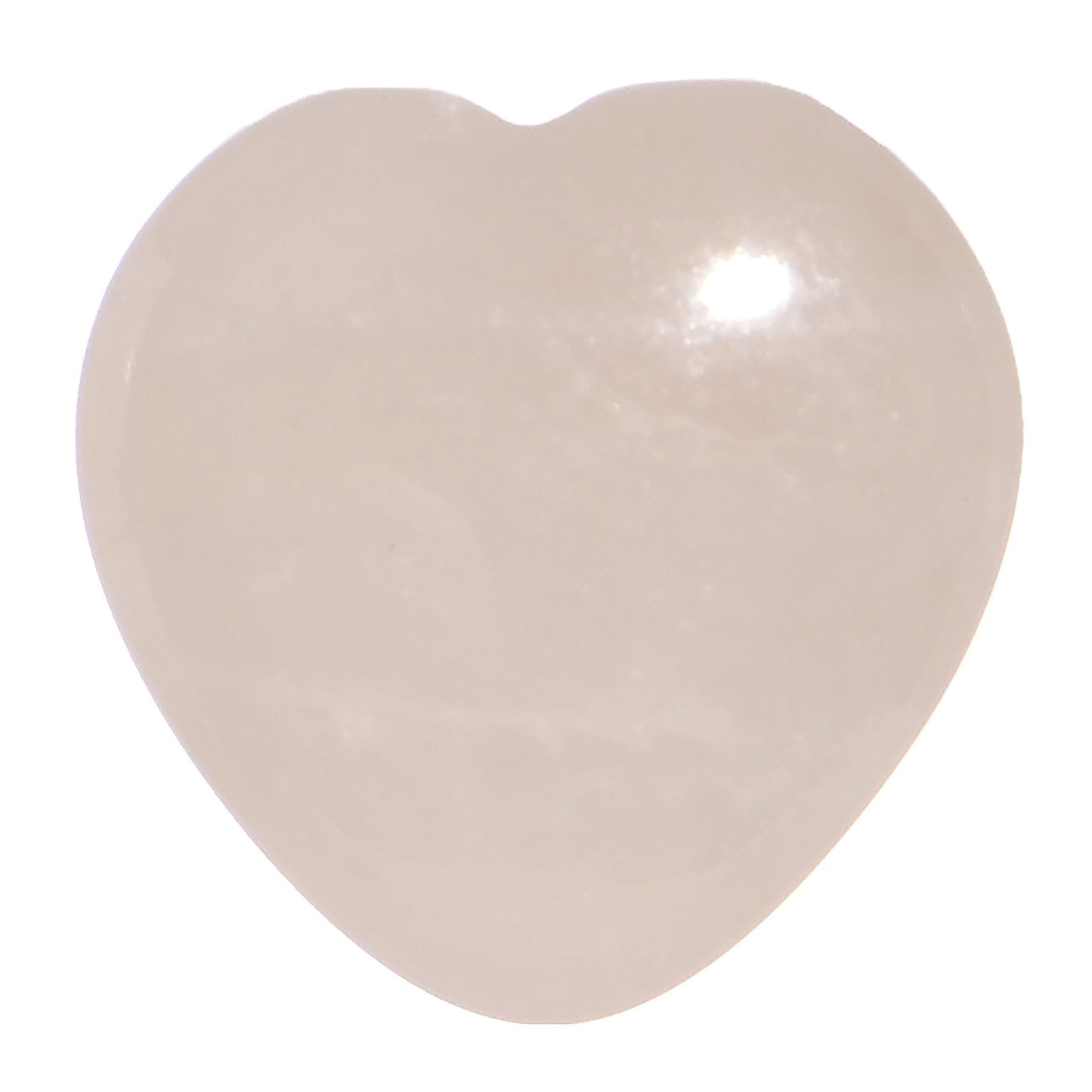00G Natural Rose Flower Quartz Sweet Heart Stone Saddle Plug