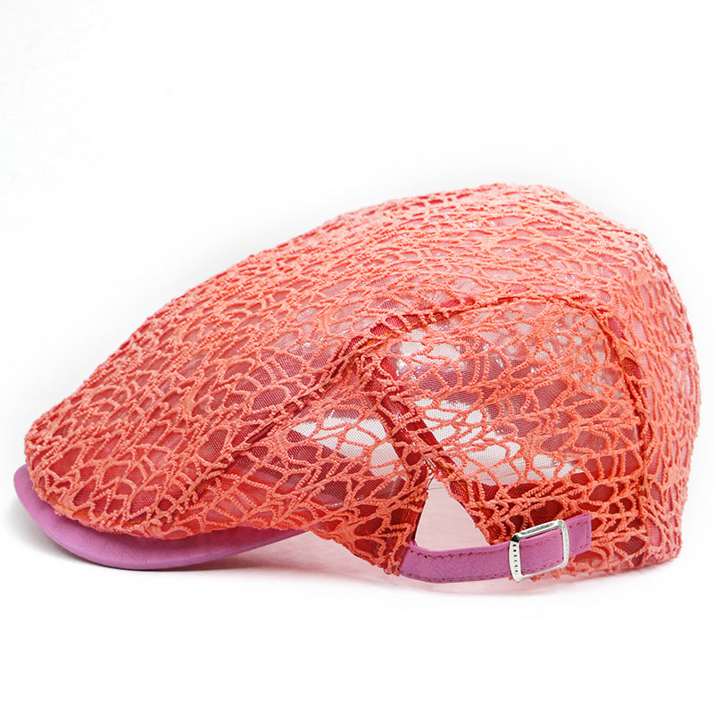 Lace Hard Gauze Beret Children's Casual Sun Hat