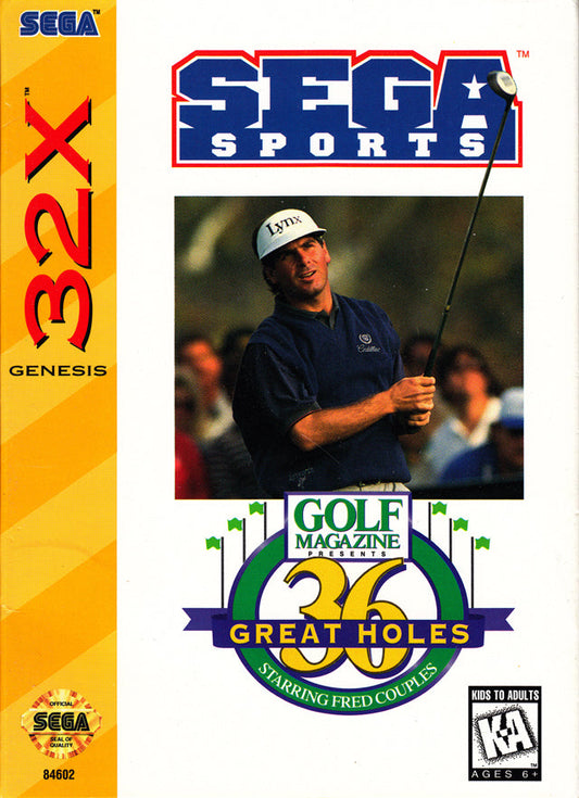 Golf Magazine Presents 36 Great Holes Starring Fred Couples 32X (Sega Genesis)