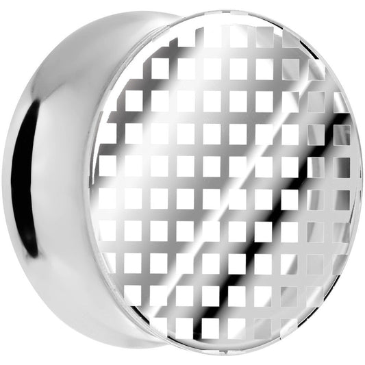18mm Clear Acrylic Screen Print Saddle Plug