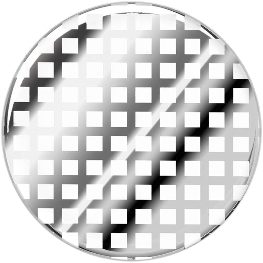 18mm Clear Acrylic Screen Print Saddle Plug