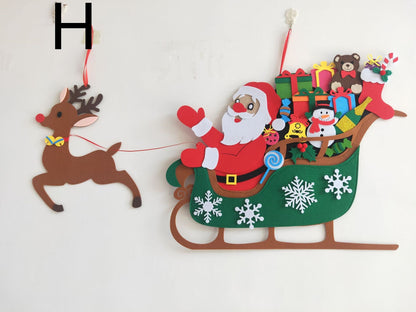 DIY Felt 3D Christmas Tree Decor