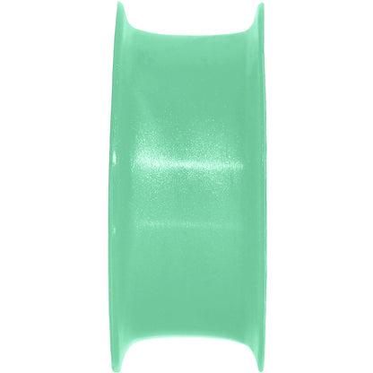 1 inch  Green Pearlescent Silicone Hollow Tunnel