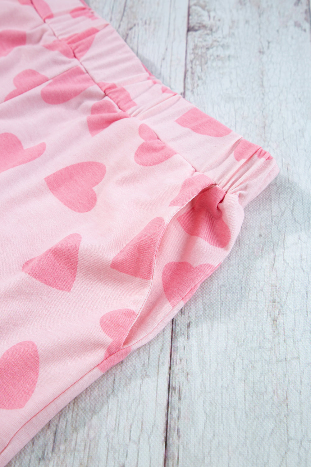 Valentine Heart Top & Shorts Lounge Set