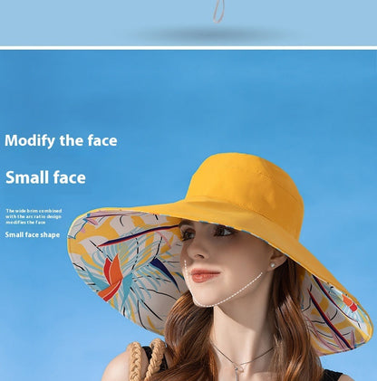 Double-sided Plus-sized Sun Hat