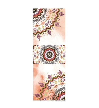 Patterned Anti-Skid Yoga Mat Towel