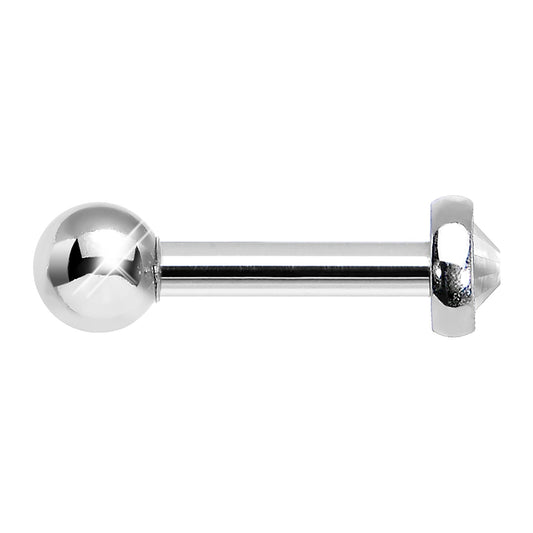 3mm Clear Gem Tragus Cartilage Barbell Earring