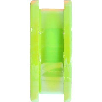 1 inch Iridescent Green Acrylic Screw Fit Tunnel Plug