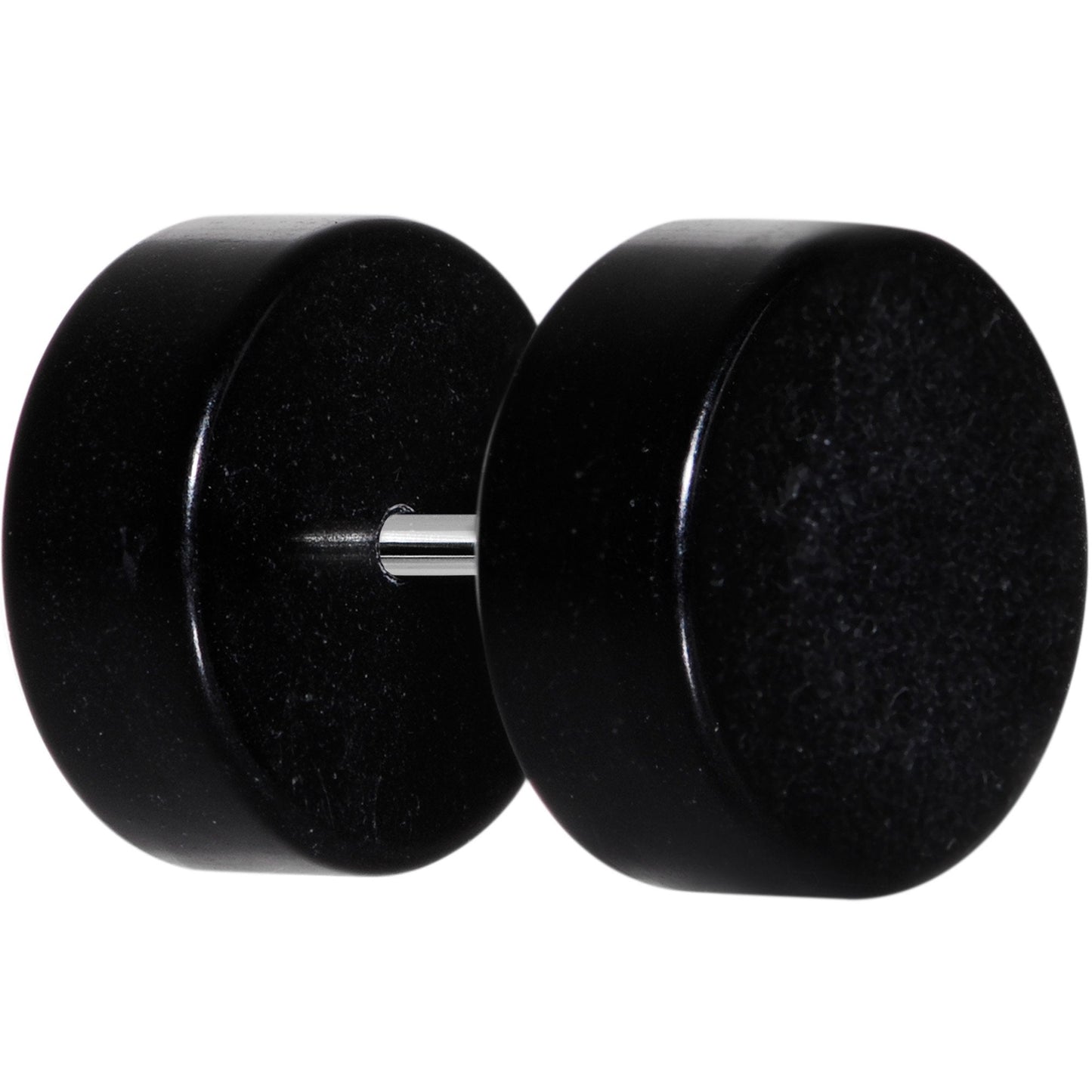 Black Acrylic Cheater Plug Set Looks Like 00G