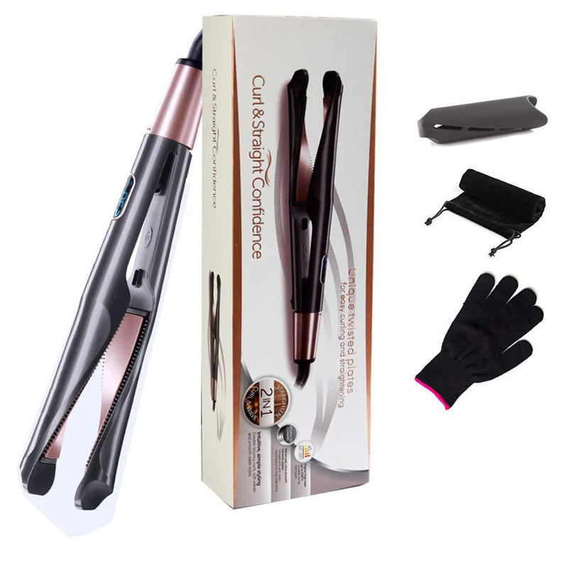 2-in-1 Hair Straightener and Curler