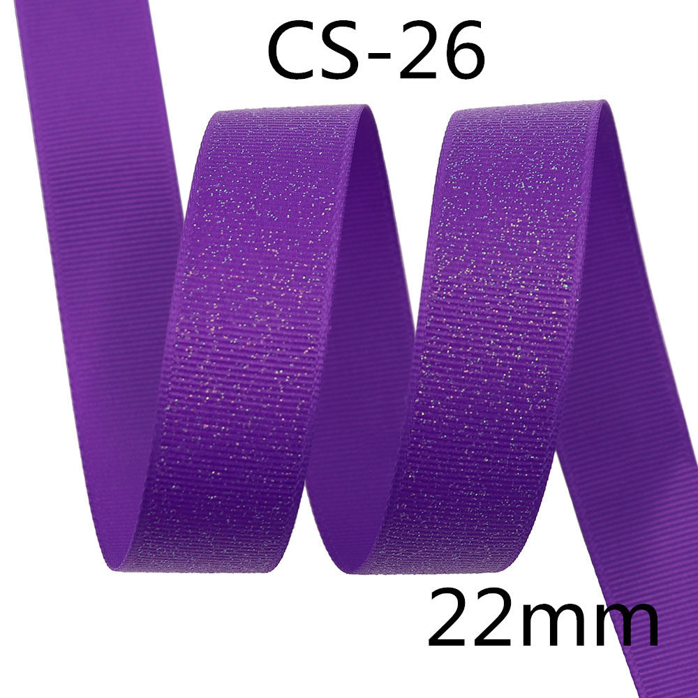 Glitter Silk Ribbon for Gift Wrapping