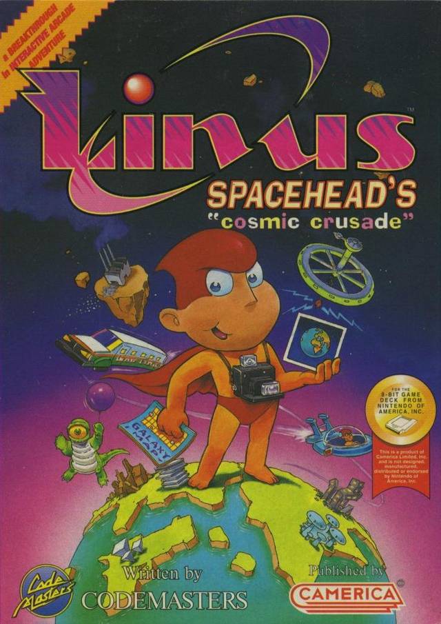 Linus Spacehead's Cosmic Adventure (Nintendo NES)