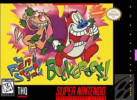 The Ren and Stimpy Show Buckeroo$ (Super Nintendo)