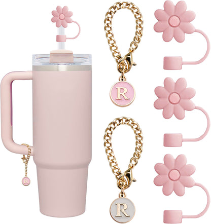 Tumbler Letter Handle Charms - 5PCS