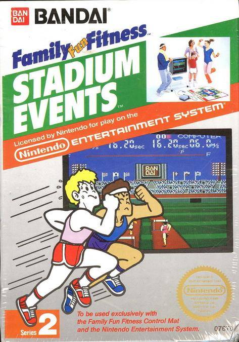 Family Fun Fitness Stadium Events (Nintendo NES)