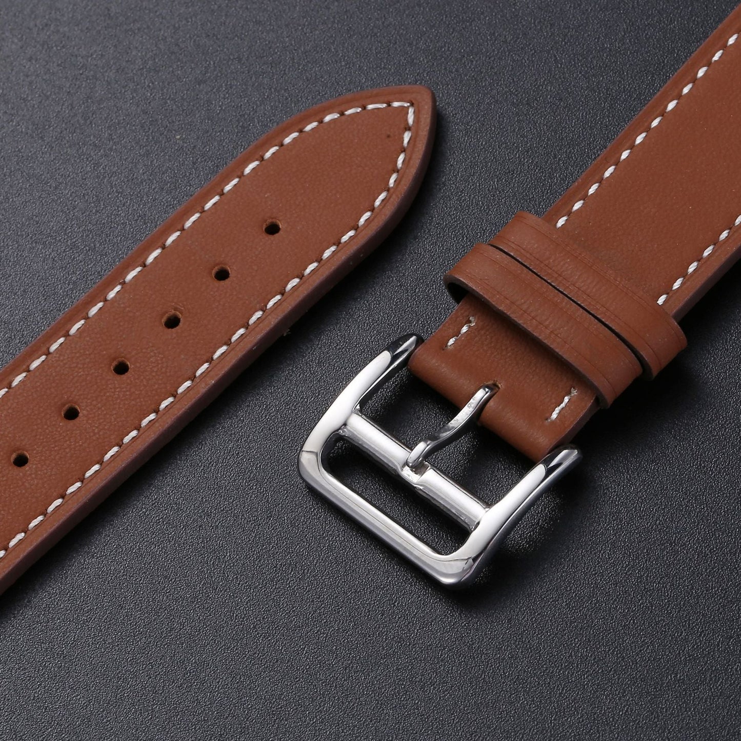 Casual Cow Leather Watch Strap