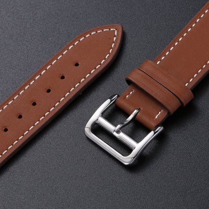 Casual Cow Leather Watch Strap