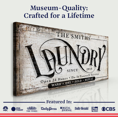 Laundry Room Sign VIII