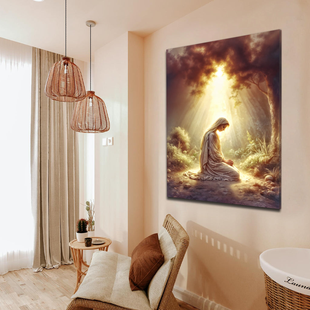 Mary Praying Faith Wall Art