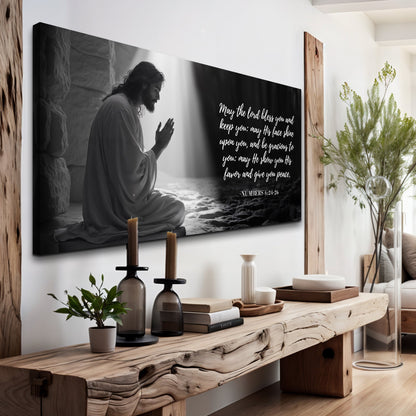 Numbers 6:24-26 - May The Lord Bless You Faith Sign