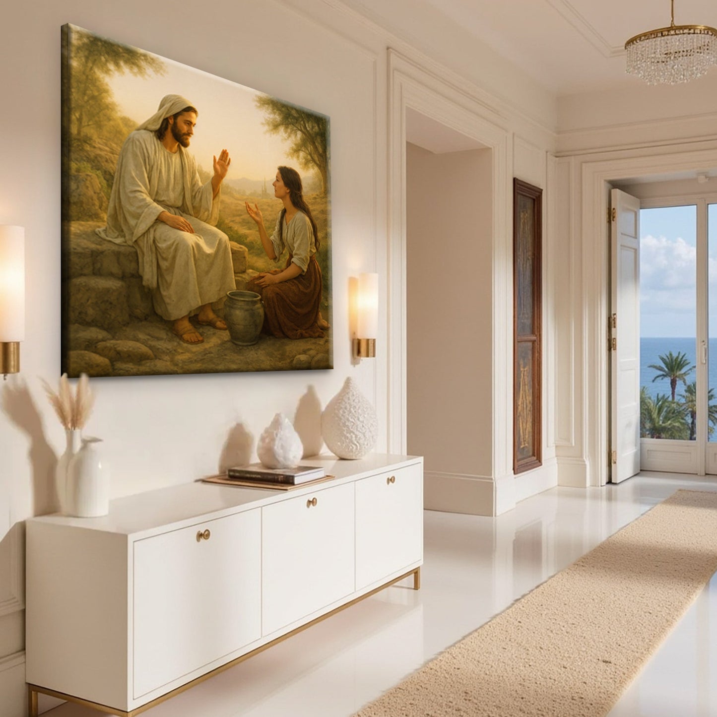 Samaritan at the Well Faith Wall Art II