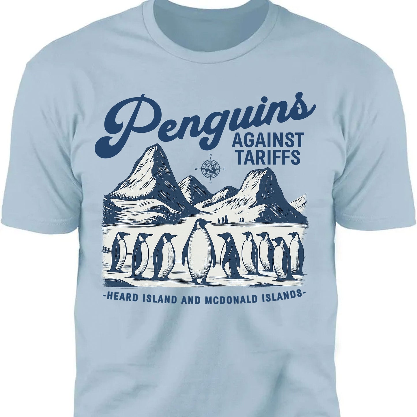 Penguins Against Tariffs Shirt – Funny 8647 Anti Trump Shirt, Resist Penguins Tariff Protest Bright T-Shirt, Anti MAGA Political Tee 682193