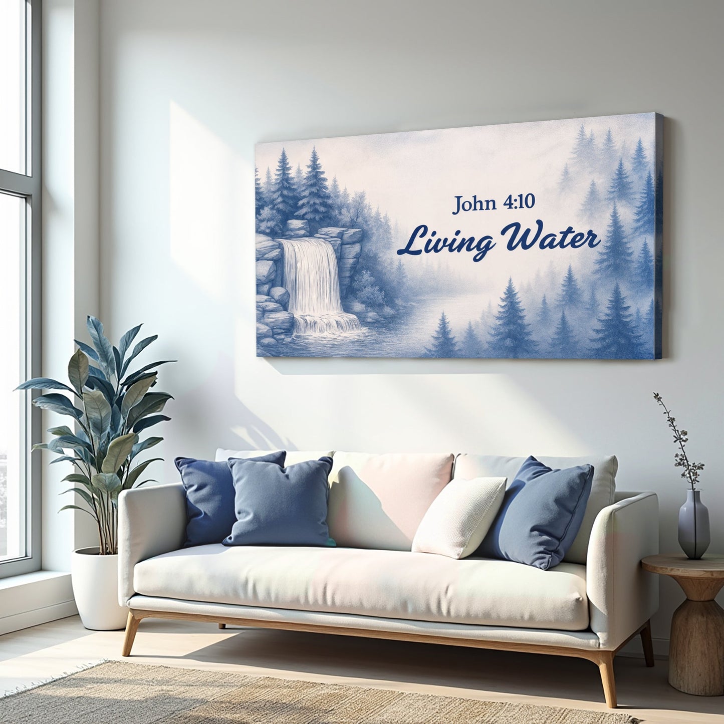 Living Water - John 4:10 Faith Sign