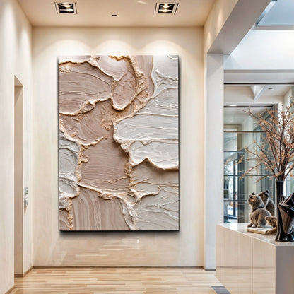 Ivory Minimalist Abstract Wall Art