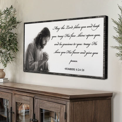 Numbers 6:24-26 - May The Lord Bless You Faith Sign IV