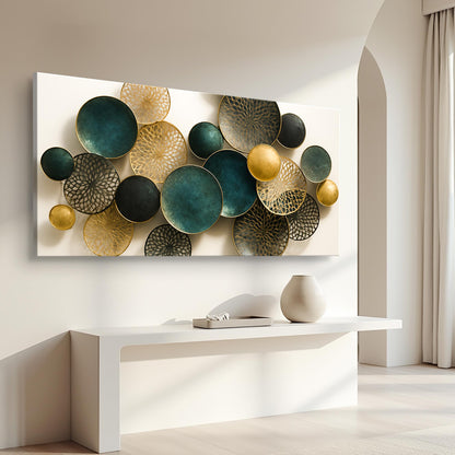 Lotus Leaf Abstract Wall Art VIII