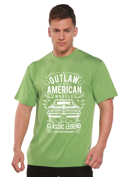 Outlaw American Muscle Spun Bamboo® Men's Bamboo Viscose/Organic Cotton Short Sleeve Graphic T-Shirt