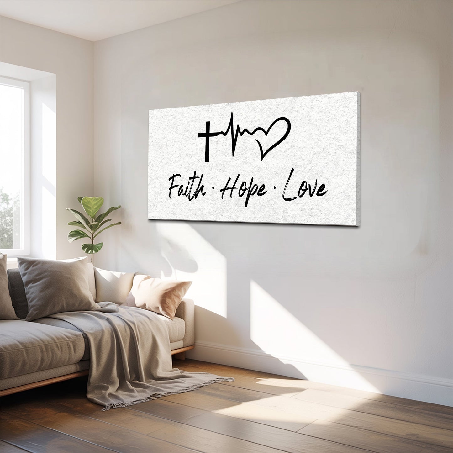 Faith, Hope, Love Faith Wall Art II