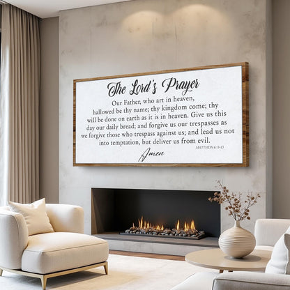 The Lord's Prayer Faith Sign II