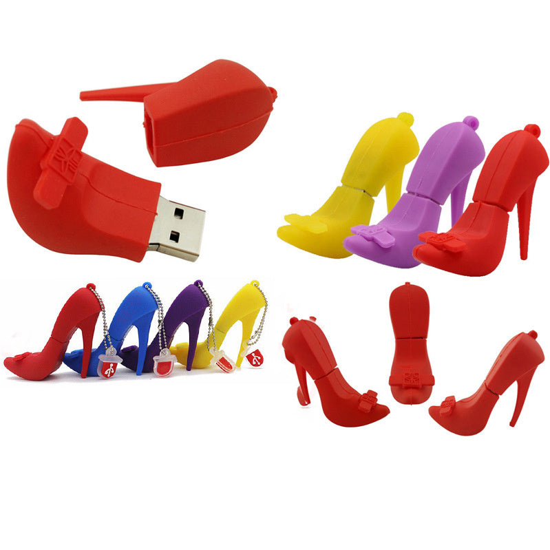 Stylish Shoe USB Drive for Women's Festivals and Weddings