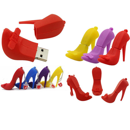 Stylish Shoe USB Drive for Women's Festivals and Weddings