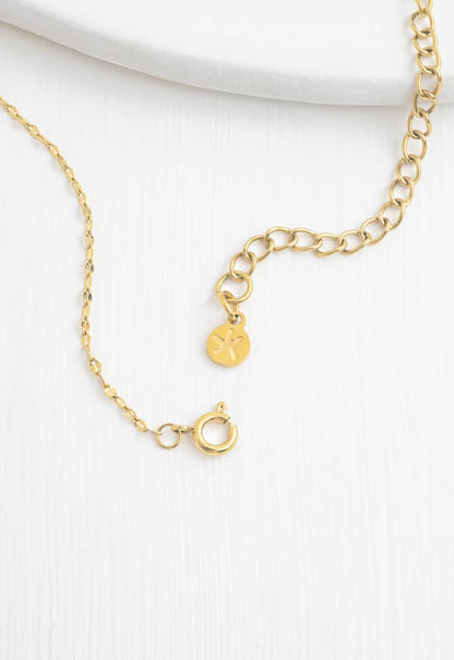 Annie Gold Pearl Necklace
