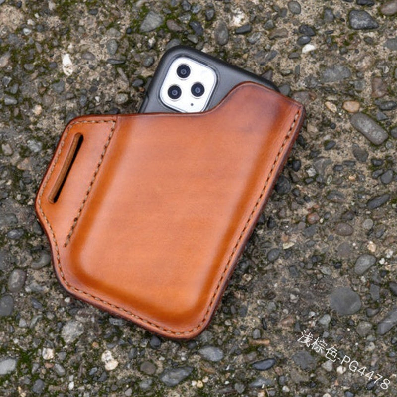 Leather Waist Tool and Mobile Phone Bag