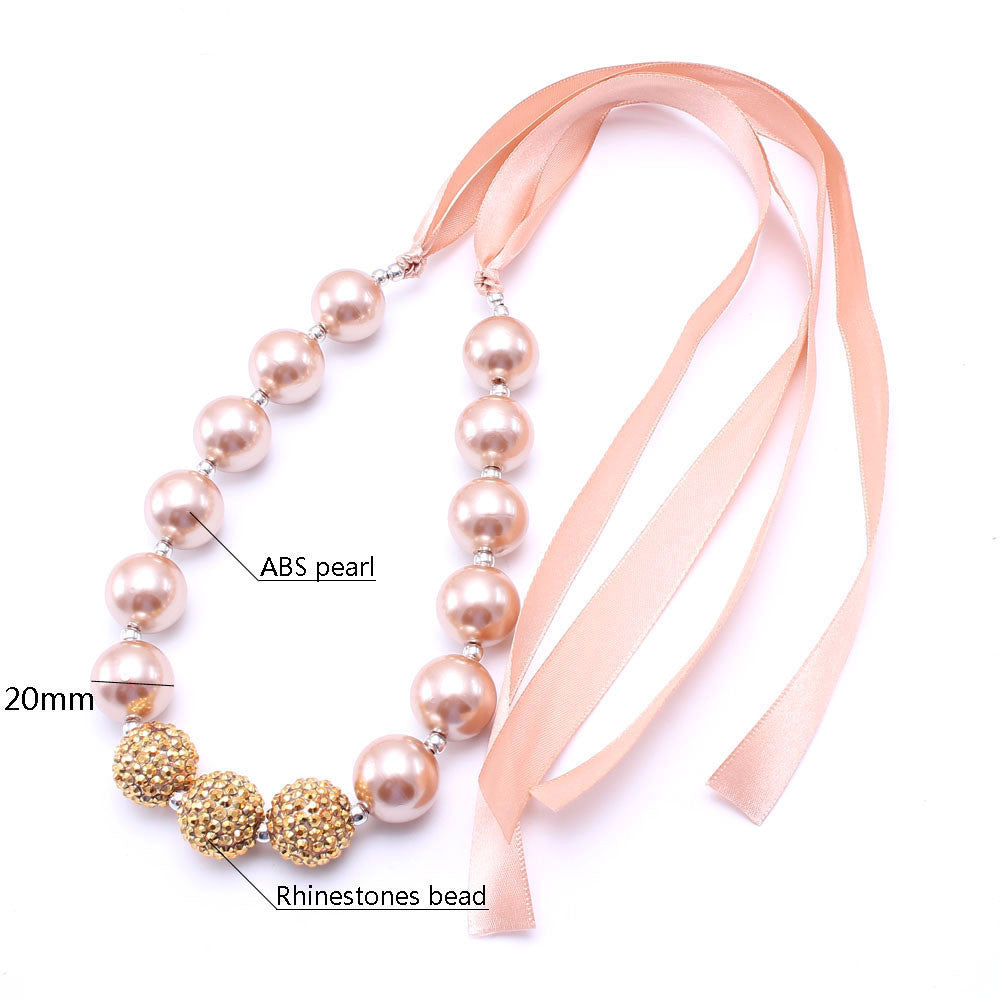 Golden Pearl Children's Necklace